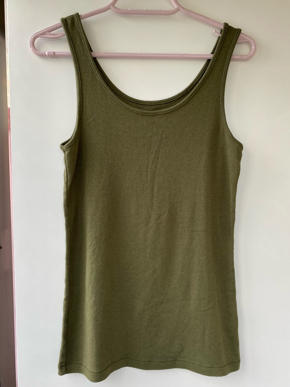 a new day Olive Scoop Neck Tank Top